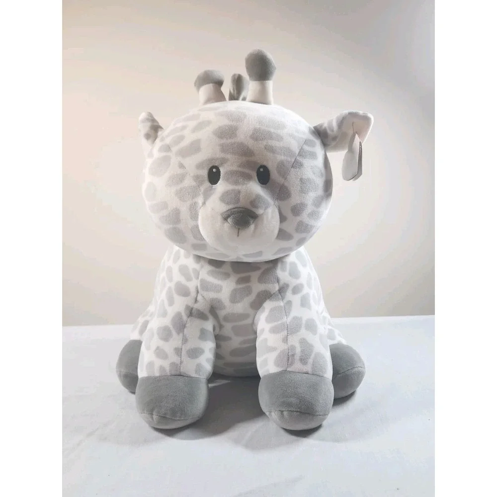 TY 16 INCH 2017 Gracie gray and white giraffe RARE‎ BEANIE PLUSH BABY COLLECTION